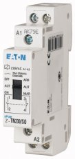 Eaton 267975 Instalační relé 230V AC,1 zap.1Vyp.kont.,mechanická předvolba