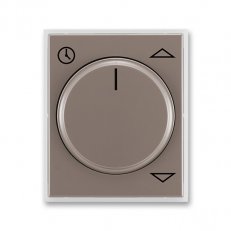 Kryt vypínače otočného žaluziového 3294E-A00110 26 lungo/mléčná bílá Time ABB