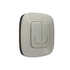 Valena Allure with Netatmo dvojitý bezdrátový spínač pro světla,  hliník
