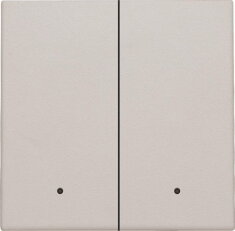 Smart Switch kolébka 2x1/2 + 2xLED-LIGHT GREY NIKO 102-32004