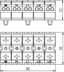 OBO 6108043 KL/CP45 CP45-KL