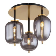 Stropní svítidlo BLACKY I mosaz 3xE14, max. 40W 230V GLOBO 15345-3DMM