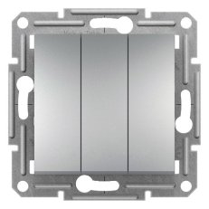 Asfora Trojnásobný spínač řazení 1, alu SCHNEIDER EPH2100161