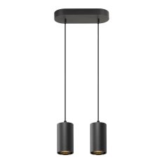 ASTO TUBE závěsné svítidlo GU10 délka závěsu 250 cm max. 2x10W černá SLV 1006433