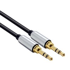 Audio kabel jack 3,mm - jack 3,5mm, 1m SOLIGHT SSA1101