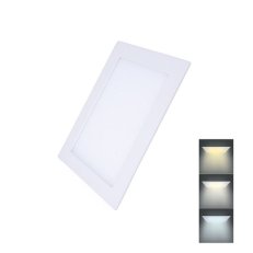 LED mini panel CCT podhledový 12W 900lm 3000K 4000K 6000K čtvercový WD141