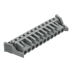 Pružinová svorkovnice THT úhlová 5 mm šedá 11pól. WAGO 232-241/039-000