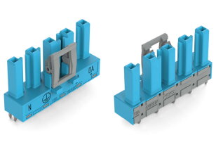 Zásuvka na desky plošných spojů rovné provedení 5pól. modrá WAGO 770-3105