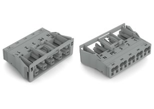 Zásuvka Snap-In 5pól. Kód. B šedá WAGO 770-745/062-000