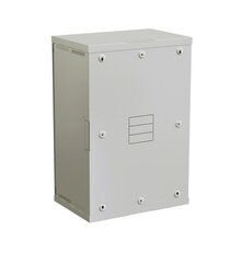 Rozvaděč nástěnný nýtovaný SENSA 18U 400mm, dveře plech, RAL 7035