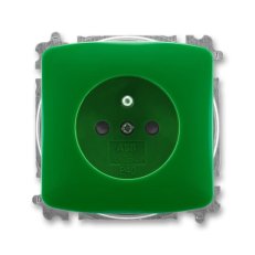 ABB TANGO Zásuvka chráněná s clonkami bezšroubová zelená 5519A-A02357 Z