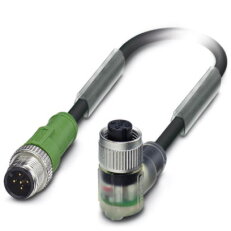 SAC-5P-M12MS/0,6-PUR/M12FR-3L Kabel senzoru/aktoru 1694648