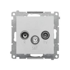 TASK.01/143 Zásuvka anténní R+TV+SAT kon