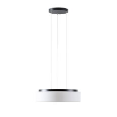 Závěsné LED svítidlo se skleněným stínidlem ERIS LE4 48W IP40 DALI 3K černá