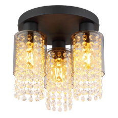 Stropní svítidlo BACKEY černá 3xE27 40W 230V GLOBO 15799-3D