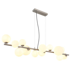 Závěsné svítidlo RIHA nikl 13xG9 LED, 3,5W 230V, 310lm, 3000K GLOBO 56140-13H