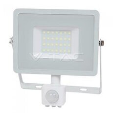 30W LED Sensor Floodlight SAMSUNG CHIP Cut-OFF Function White Body 3000K VT-30-S