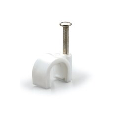 Příchytka pro kulatý kabel šedá průměr 28 mm SCAME 830.30/28G