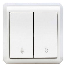 Nástěnný přepínač střídavý dvojitý č.6+6, IP20 SCHRACK EV310006--