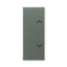 "ABB Time 6220E-A02002 34 Kryt 2násobný levý/pravý symbol žaluzie"" antracitová"
