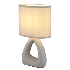 Stolní lampa TRIANGLE stříbro 1x40W E14  GLOBO 21731G