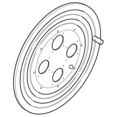 Čelo ke kabelovému bubnu ROLLER 450 4x 16A/32A (zásuvky 422.xxxx) SCAME SC92090