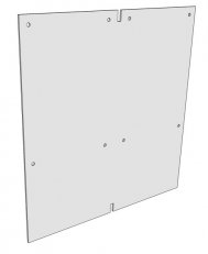montážní panel 2 modul