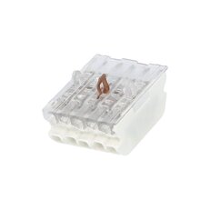 Svorkovnice SLK X/5 +E-PIEC (3-N-E-1-2) pro svítidla, bezšroubová, PC/88168801