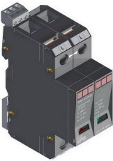 Přepěťová ochrana POm I R LCF 25kA 280V/25kA, modulární, monoblok, B+C+D