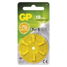 Baterie do naslouchadel GP ZA10 (PR70) GP BATTERIES B35106