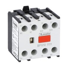 Lovato BFX101111 Pom. kontakty 1NO+1NC+1EM+1LB čelní montáž