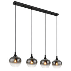 Závěsná lampa MAXY černá 4x E27 40 W 230 V GLOBO 15548-4H