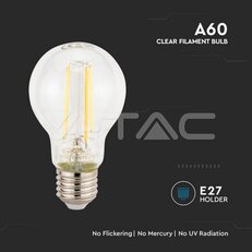 LED Bulb 7W Filament Amazon Alexa & Google Home Compatible 3in1 VT-5137, SKU3001