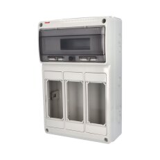 Skříň 3968 AcquaCOMBI IP65 16 modulů 500x330x155mm (pro blok. zásuvky) FAMATEL
