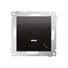 Přepínač střídavý, s orientačním LED, řazení 6So, 16AX 250V, antracit mat
