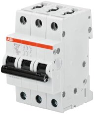 S203M-K0,5 3 fázový jistič 0.5 A char. K 10kA ABB 2CDS273001R0157
