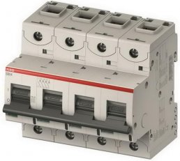 S804C-B100 jistič 4P char. B 100A s klecovou svorkou 25kA ABB 2CCS884001R0825