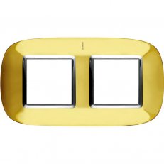 Legrand HB4802/2OR BTAX Rámeček2+2 ZLATO LESKLÉ