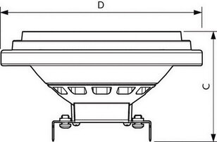 LED žárovka PHILIPS MASTER ExpertColor 10.8-50W 927 AR111 40D