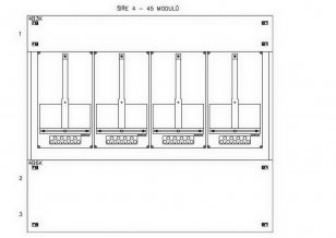 Konstrukce elektroměrová 4-18, 1-řadá, plastové panely SCHRACK CSIL125418