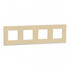 Unica Pure Krycí rámeček čtyřnásobný, Nordic Wood SCHNEIDER NU600883