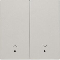 Smart Switch kolébka 2x1/2+2xLED motor-LIGHT GREY NIKO 102-32006