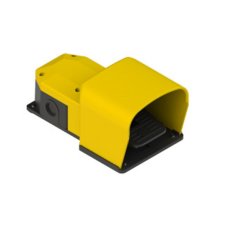 Nožní spínač PX12041, žlutý, IP65 (2NO+2NC), dvoustupňový PIZZATO PX12041