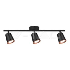 3 x 6W LED Wall Lamp Natural White Black, VT-818 V-TAC SKU218261