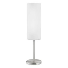 Stolní svítidlo TROY 3 matný nikl/bílá 40W IP20 EGLO 85981