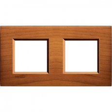 BTICINO LIVINGLIGHT RÁMEČEK HRANATÝ 2+2MODULOVÝ TŘEŠEŇ LNA4802M2LCA
