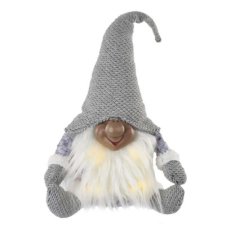 LED vánoční skřítek, 35 cm, 3x AA, vnitřní, teplá bílá EMOS DCFW01