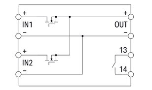 Redundantní modul vstupní napětí 2x 24 V DC vstupní proud 2x 20 A WAGO 787-1685