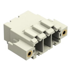 Konektor s pájecími piny THT pájecí kontakt 1,0x1,2 mm úhlové světle šedá 3pól.