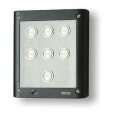 7ti tlačítkový modul antivandal, nerez VIDEX ART. VR4KBM-7